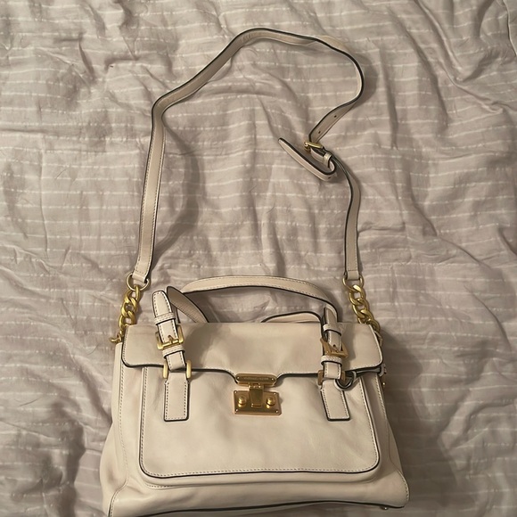 Michael Kors Ivory Leather Satchel - Picture 7 of 8